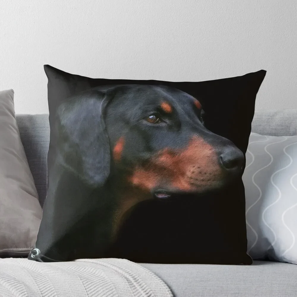

Dobermann Throw Pillow christmas pillowcases pillowcases for sofa cushions