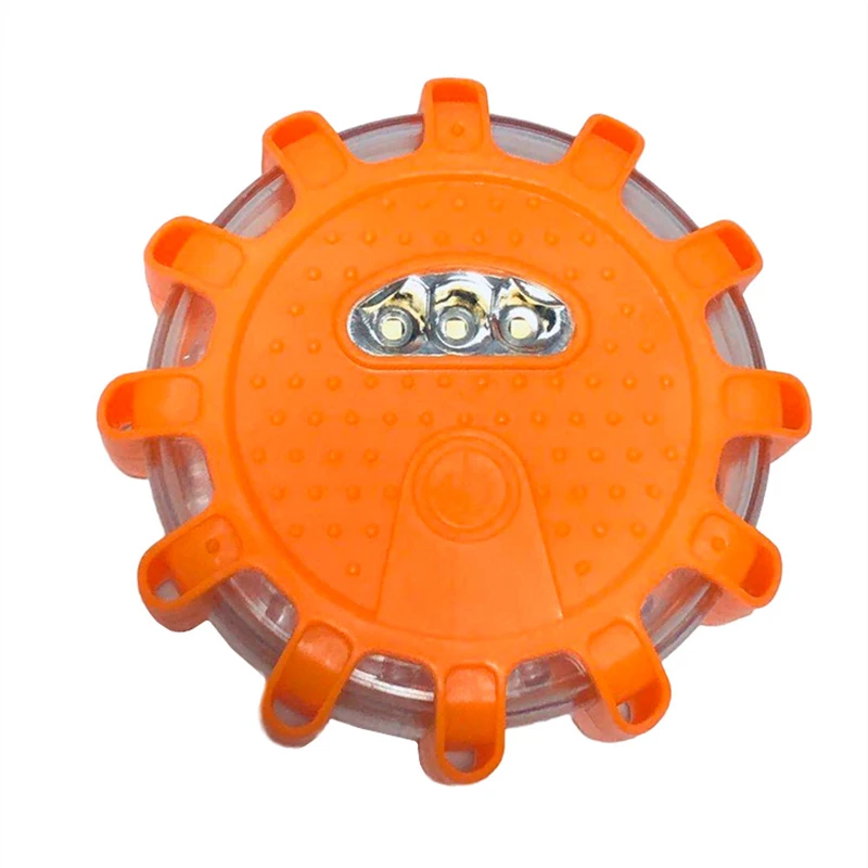 

Mini 15 LED Adsorption Emergency Safety Road Flare Flashing Ride Light Warning Light Magnetic Basear Car Bicycle Lights