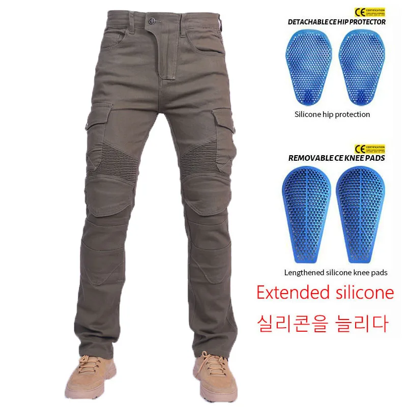 남성용 모터사이클 페더베드 진스 스탠다드 버전 여름 라이딩 바지 자동차 타기..