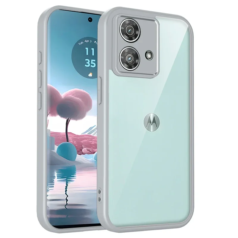 Clear Silicone Shockproof Phone Case with TPU Bumper