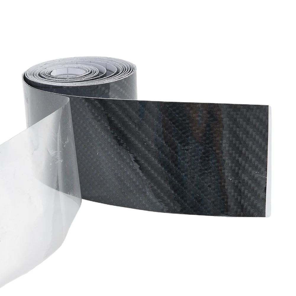

Trim Car Door Sill Protector Strip Automobile Roofs 5cmx3M Carbon Fiber Interior Accessories Bumpers Dashboards