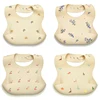 Silicone Bibs For Newborn Baby Feeding Tableware Waterproof Baby Bibs For Toddler Feedings Bibs Burp Cloths Bandana Baby Stuff 1