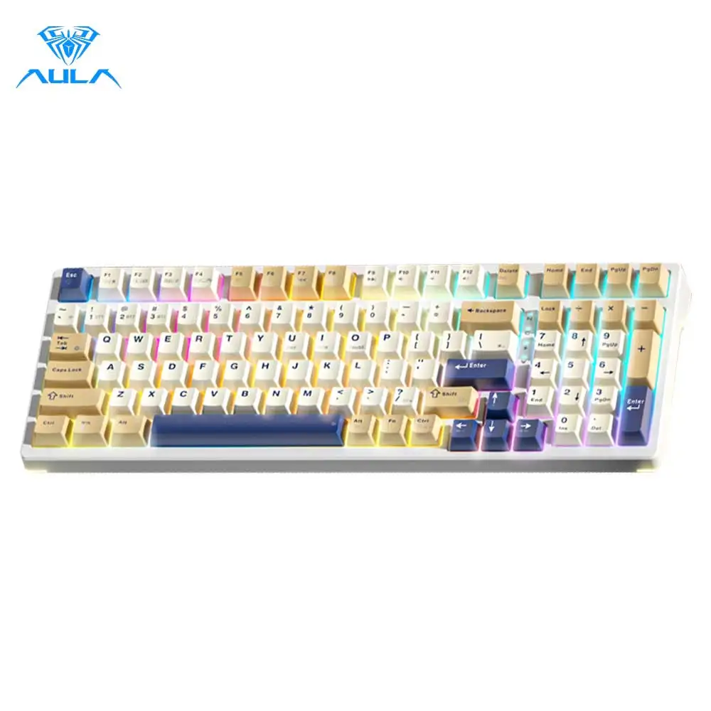 【美品】AULA F98X キーボード AULA F98X Magnetic Switch Mechanical Keyboard 99 Keys Tri-mode Hot