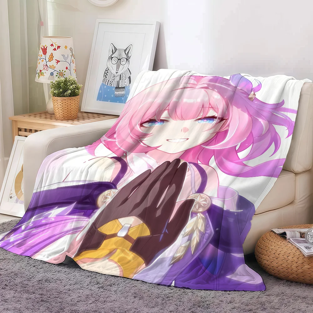 Game Honkai Star Rail Blanket Xianzhou Sushang Anime Blanket 50"×40" For Kid Super Soft Flannel Throw Blanket Warm Blanket Towel Blanket Couch Kids Girls A