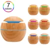 Humidifier Electric Air Aroma Diffuser Wood Ultrasonic 130ML Air Humidifier Essential Oil Aromatherapy Cool Mist Maker For Home 3