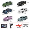 1/64 RC Four-wheel Mini Drift Car 2.4G Remote-controlled Car Desktop Toy 1