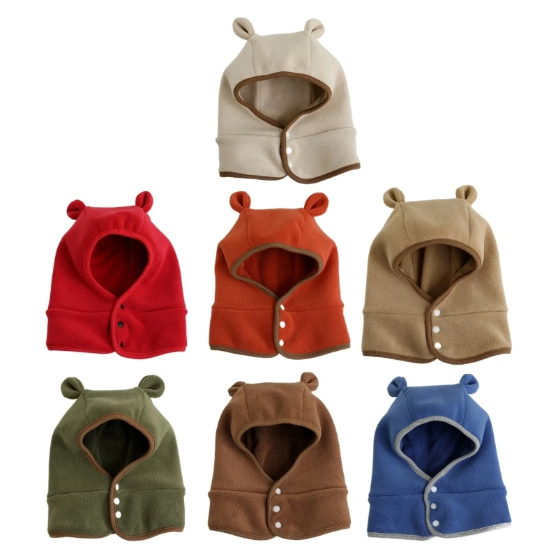

Baby Hat Soft Baby Bonnet Cap Thickened Winter Warm Hat for Boy Girl Newborn