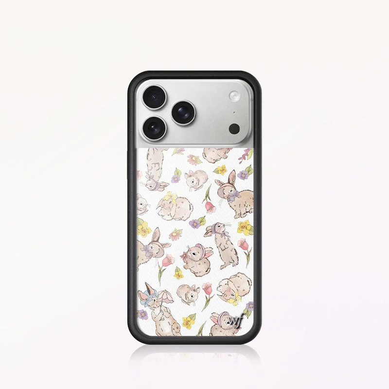Wildflower 3D Bow Little Deer & Rabbit Cartoon Phone Case