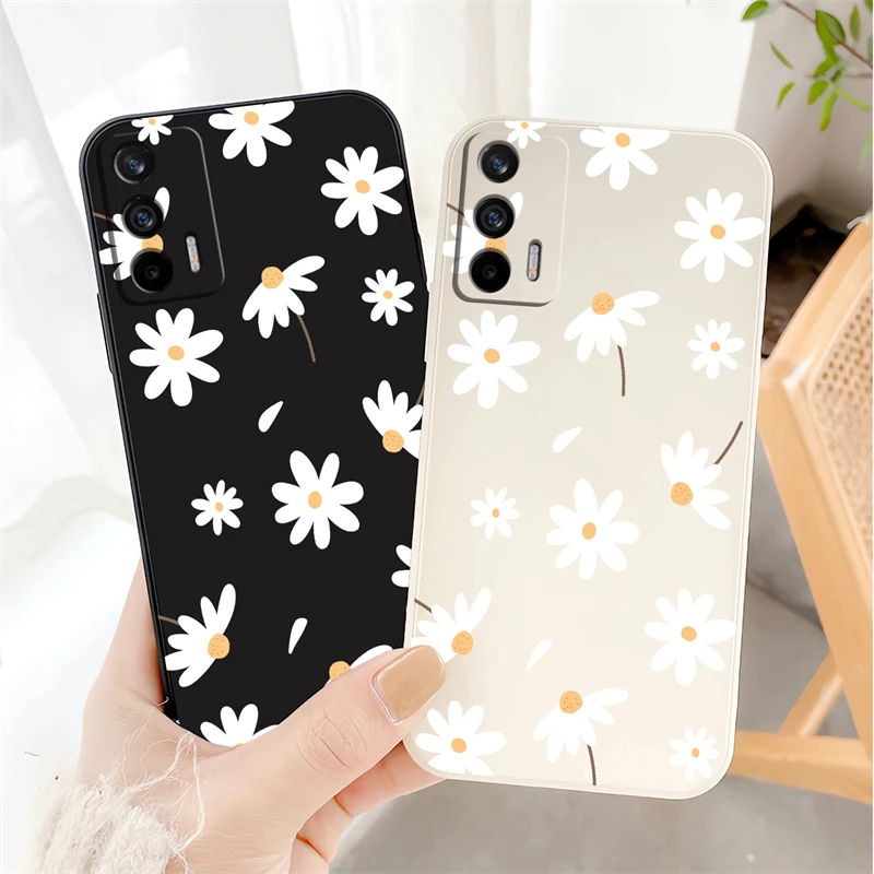 Korea Cute Little Daisies Flower Phone Case - Soft Silicone Cover