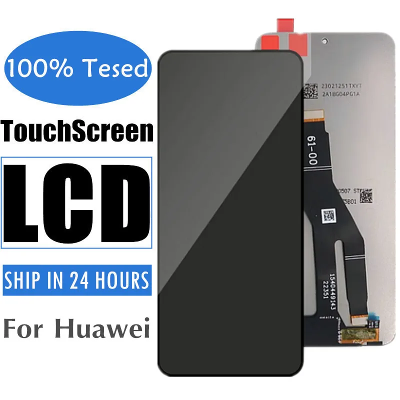 

Black Cellphone Complete LCD Screen For Huawei Honor X50i Mobile Phone TFT Display Panel TouchScreen Digitizer Repair
