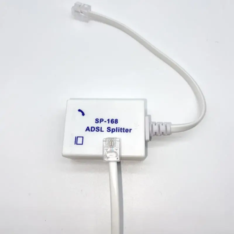 1Pcs DSL 필터 분배기 ADSL 분배기 전화선용 남성-2 여성 RJ11 6P4C/6P2C 전화 모뎀 변환기 어댑터