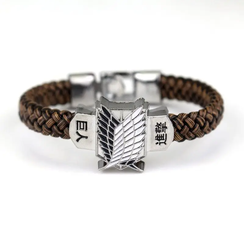 Anime Attack on Titan Bracelet Trend Personality Men's and Women's Hip Hop Style Unisex Party Accessories