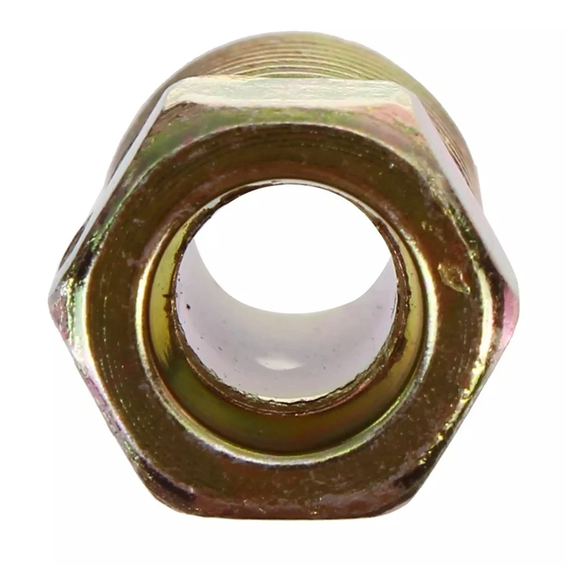 50Pcs Male / Female End Union Brake Pipe Screw Nuts M10 x 1mm 3/16Inch OD Copper Brake Tubes Line Pipe Fittings Metric