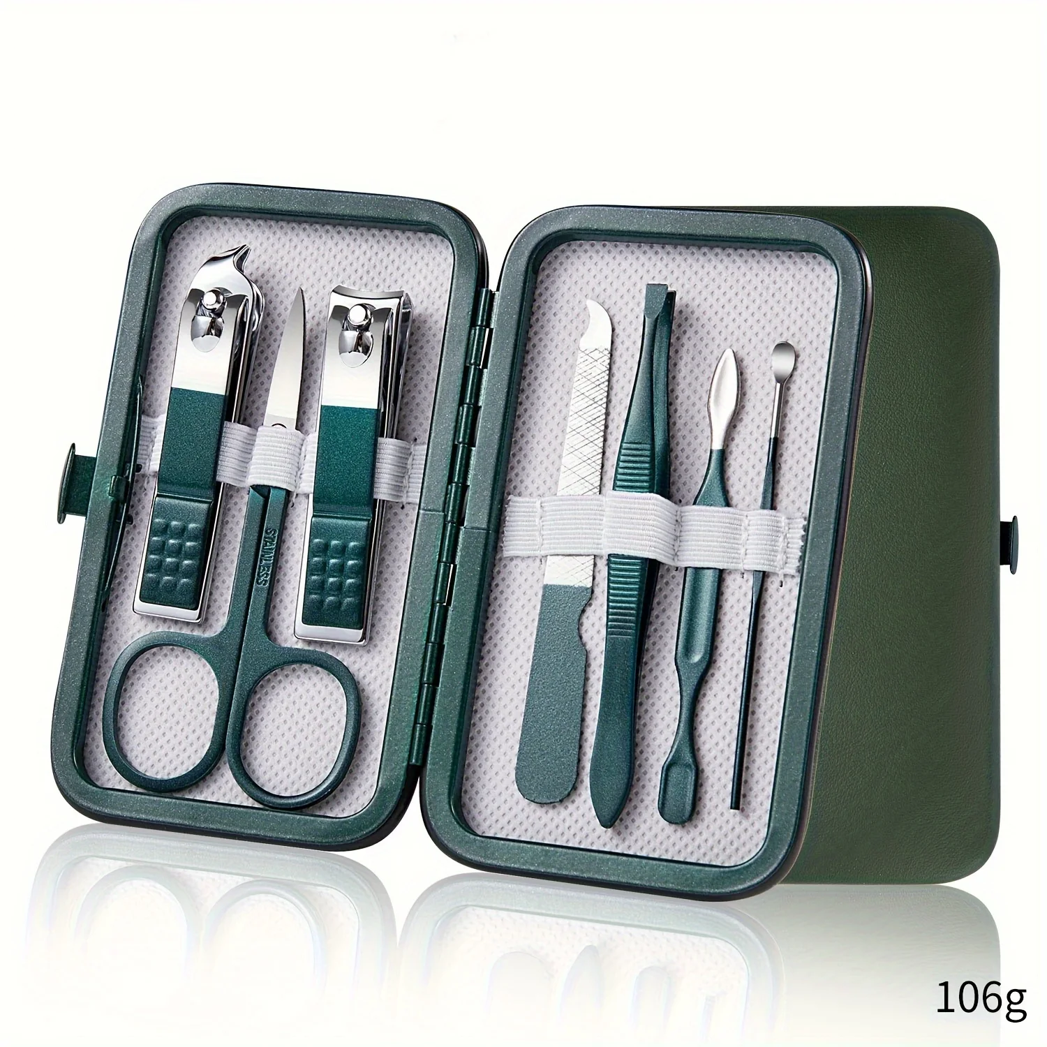 Deluxe Nail Care Kit: Premium Stainless Steel Manicure & Pedicure Set with Travel Case