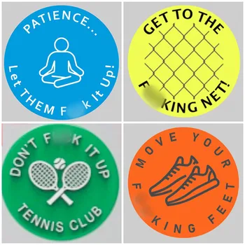 테니스 댐퍼, 매운맛 또는 공격적 알림, 테니스 게임, 재미있는 테니스 진동 댐퍼, 독특한 테니스 선물