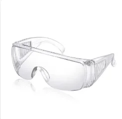 Advanced Transparent Safety Goggles - Splash, Dust, Fog, and Windproof Protection (WHITE)