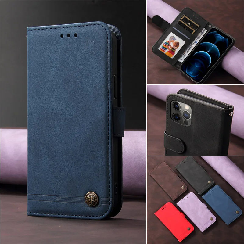 Deluxe Wallet Flip Leather Case - Premium Protective Phone Cover