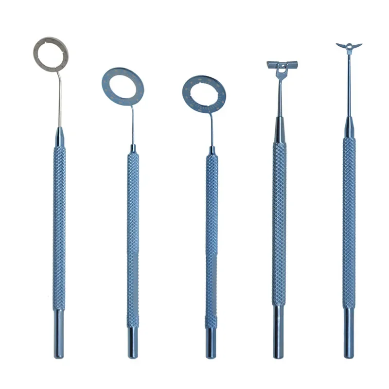 GREATLH Mendez Degree Gauge Mark Ring Mark Tool Titanium Alloy Eyelid Surgical Tool Ophthalmic Instrument