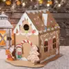 Christmas Cardboard House Kits Play Fun Indoor Outdoor Decorations Christmas 4