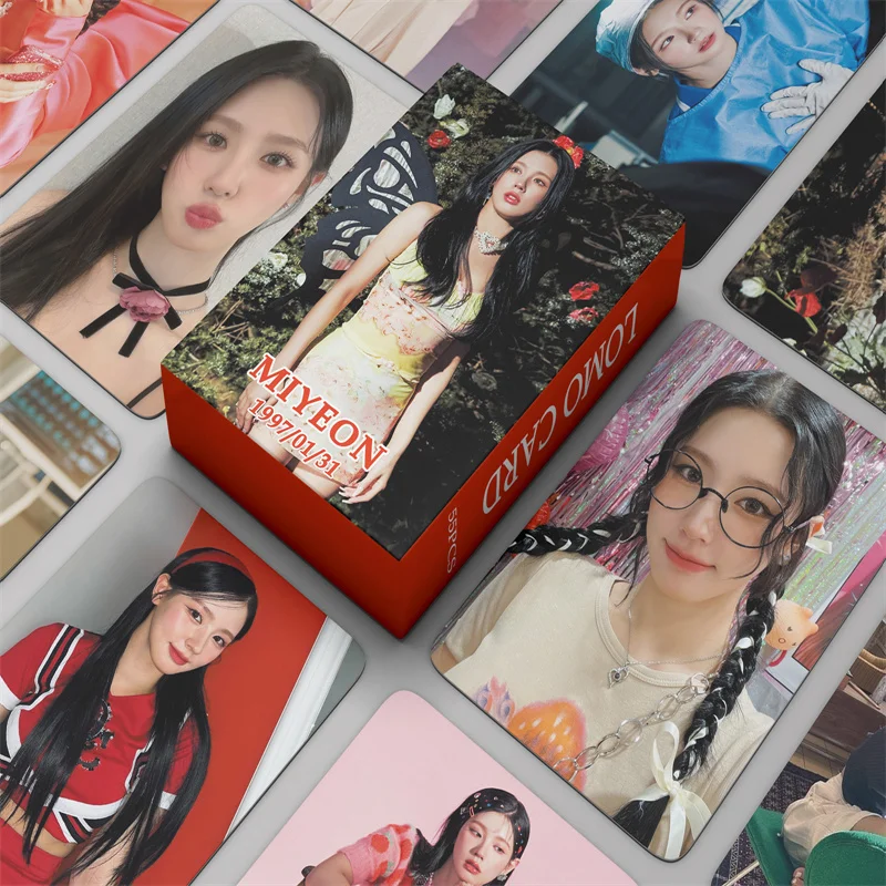 

55 шт./набор, альбом для девочек YUQI MINNIE Lomo