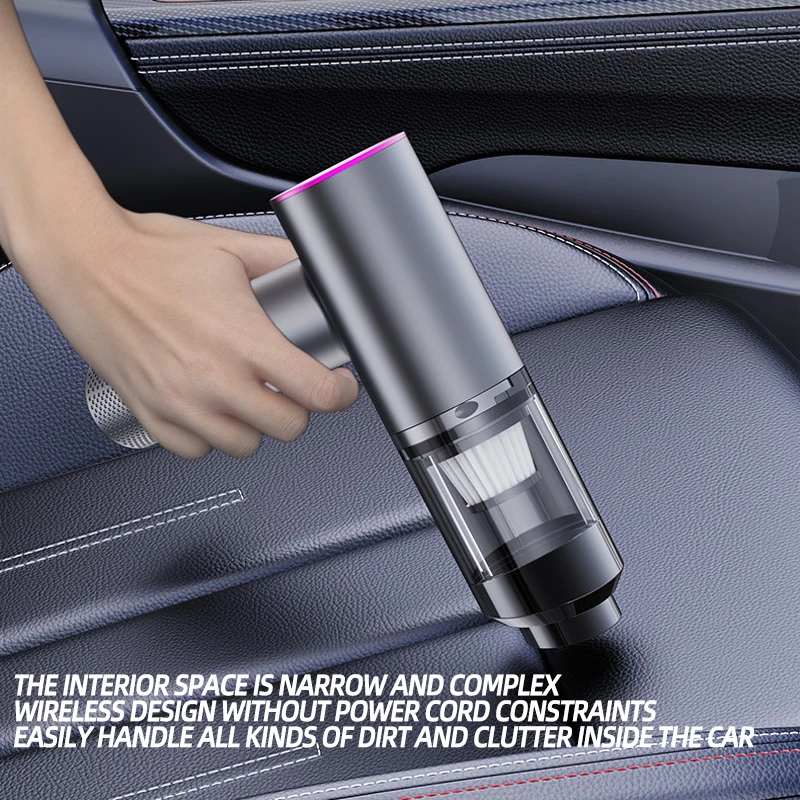 1 Set Car Mounted Vacuum Cleaner Brushless Motor Handheld High Power Dust Blower Inflation and Pumping