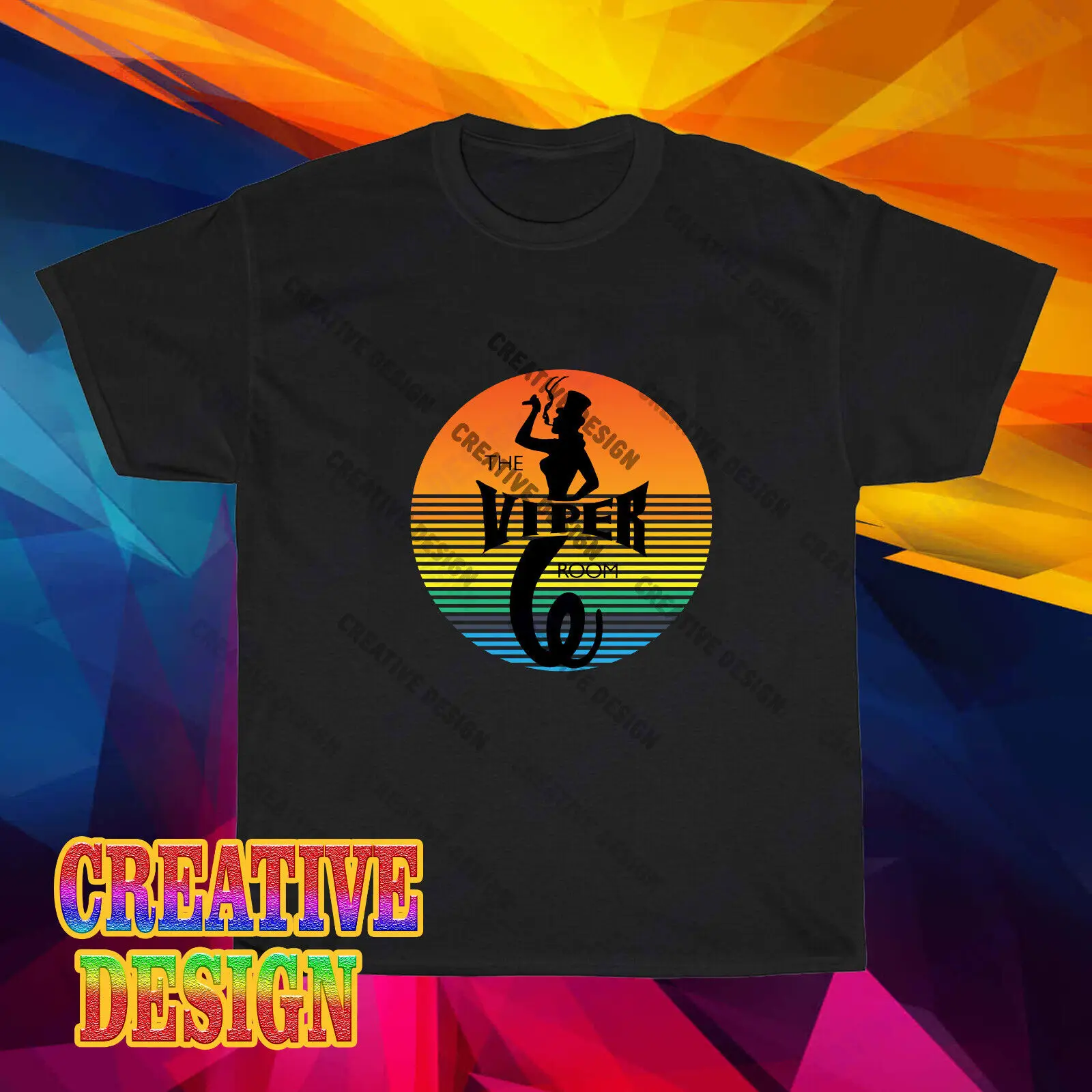 Nuova Maglietta Viper Room Sunset Strip Nightclub Logo Uomo Usa Taglia S A 5Xl Maniche Lunghe O Corte