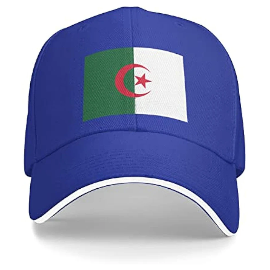 

Flag of Algeria Unisex Baseball Cap Fits Men Women Adjustable Dad Hat Sandwich Bill Cap