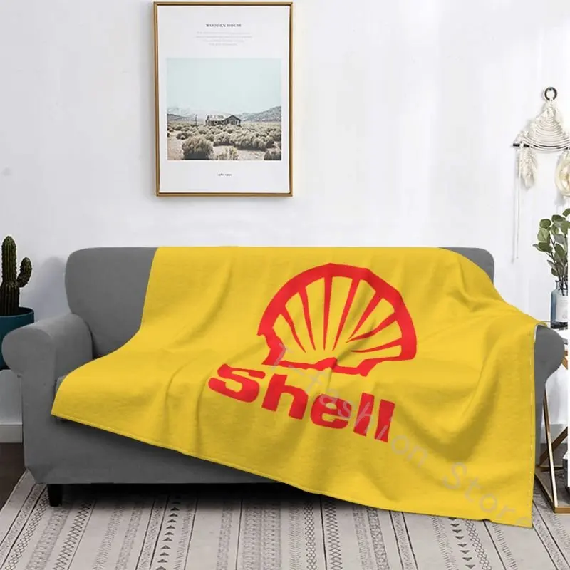 

60x80 Inch Shells Home Textile Luxury Adult Gift Warm Lightweight Blanket Printed Soft Thermal Blanket Boy Girl Blanket