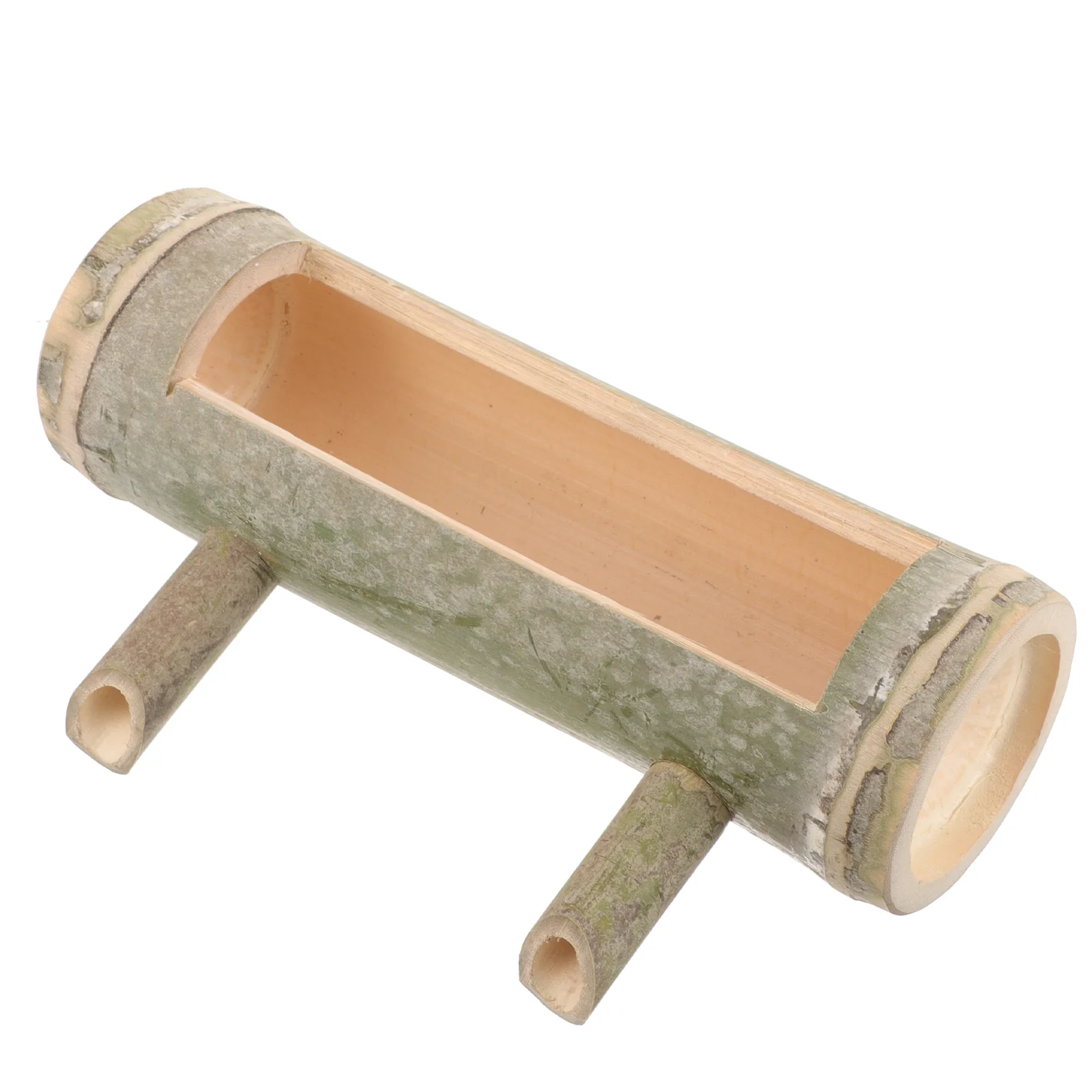 

Bamboo Water Accessories Fish Tank Filter Living Room Courtyard Handmade Tube Fortune Decorative Ornaments Fountain Desktop