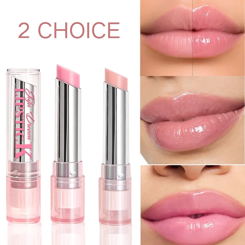 2-Color Pink Lip Balm, Color-Changing Moisturizing Lipstick, Hydrating Non-Sticky Gloss For Natural Daily Wear_voghion.com