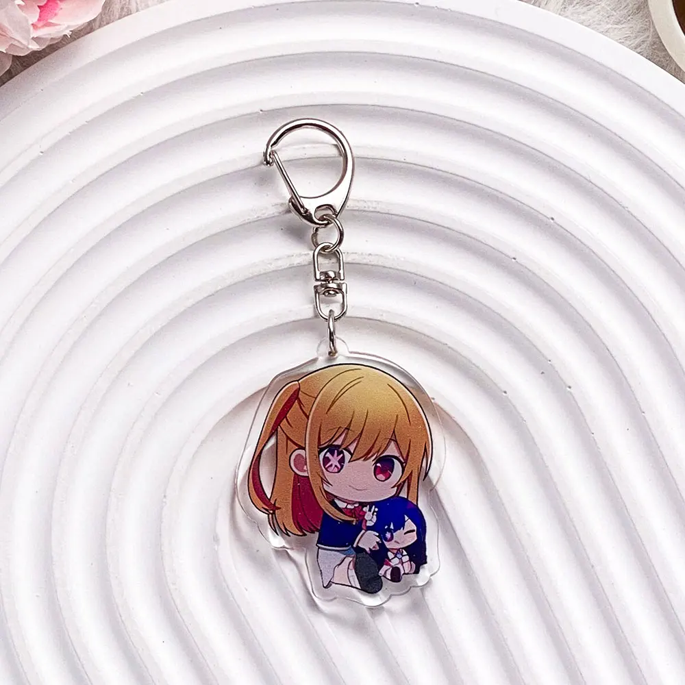 Anime-Inspired Acrylic Keychain Set - Creative Bag Charms & Fun Backpack Pendants (9 Pieces)