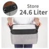 Leeseph Storage Basket, Foldable Storage Bins Collapsible Fabric Closet Organizers for Shelves Toy Cloth Laundry Home Nursery 4