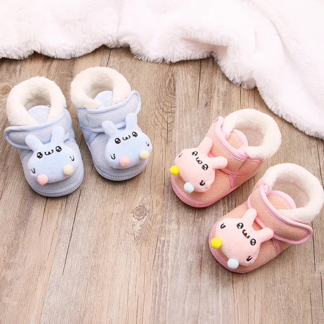 0-1 Years Old Baby's Cotton Shoes 2022 Autumn Winter Baby Shoes For Baby Girls Boys Suede Warm Toddler Soft Bottom Firstwalkers 5