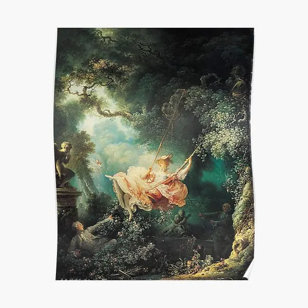 

Hd The Swing By Jean Honore Fragonard H Poster Mural Room Wall Home Art Painting Decoration Picture Vintage Modern No Frame