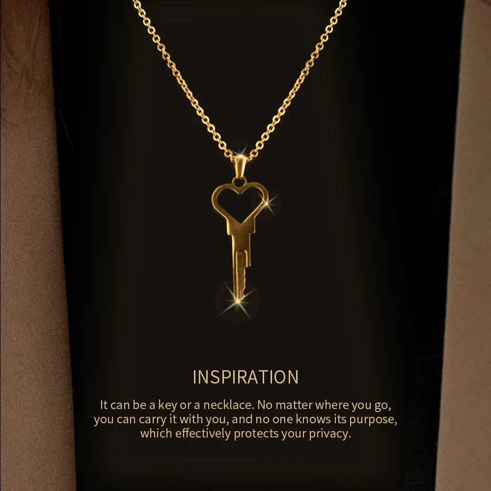 Heart Shaped Key Necklace Chastity Cage Key Holder Accessory Male Chastity Device Replacement Keys Sex Toys Adult Games Gift