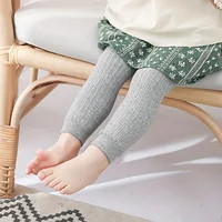 Spring Baby Boys Girls Pants Newborn Girl Leggings Tights Cotton Stretch Kids Children Knitting Trousers For 0 to 6Years 5
