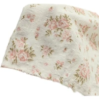 140x50 cm thin cotton blend fabric, used for making soft and breathable small floral children's clothing sewing fabric 2
