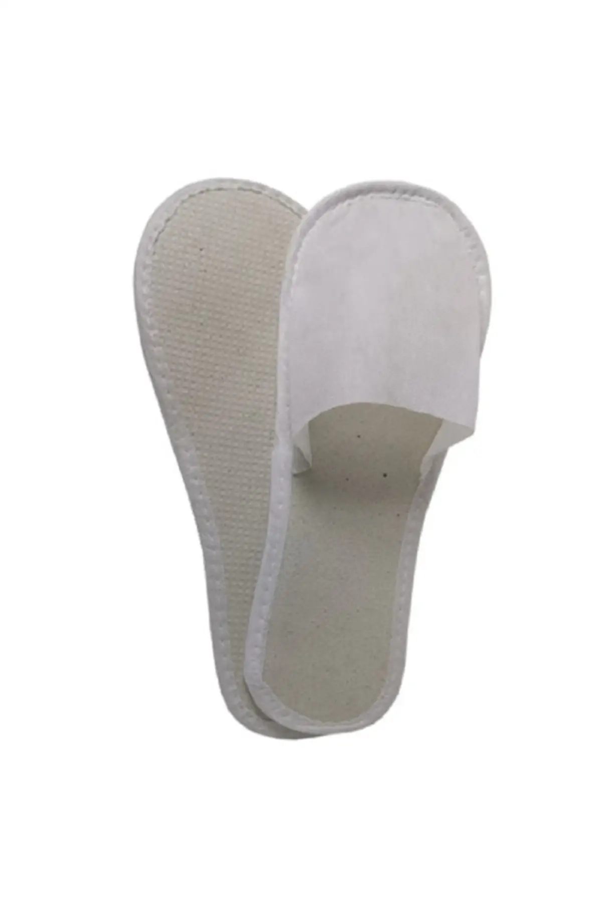 

Disposable Hotel Slippers Bare Sole Interlining 100 Pack Single Use