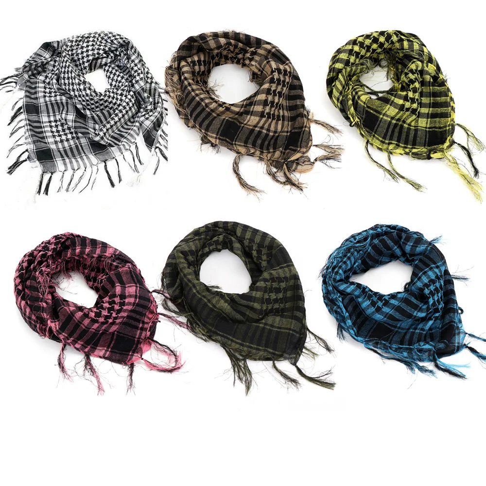 

1 Pack Tactical Desert Arabian Men's Women's Sunscreen Military Windproof Hiking Scarf Outdoor Desert Shawl