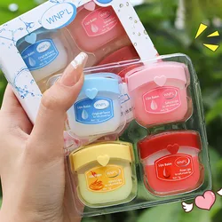 Moisturizing Lip Balm Set - Natural Plant-Based Lip Care with Anti-Cracking Formula (4pcs kit)