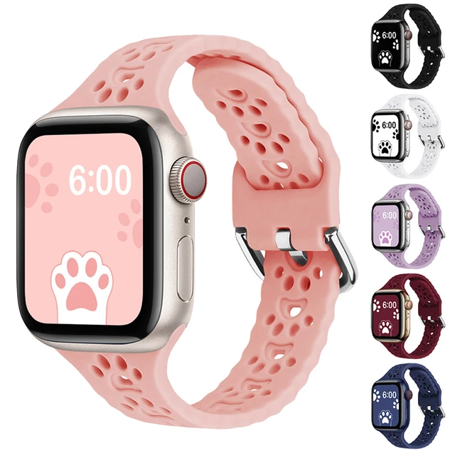 Vintage Leather Strap For Apple Watch Band 8 SE 7 6 5 4 3 2 Leopard Print  Wristband for iWatch 38mm 42mm 41mm 40mm 44mm 45mm - AliExpress