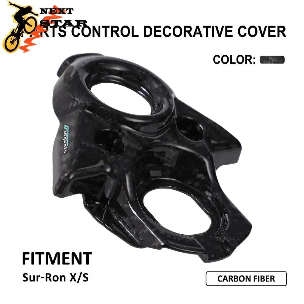 Funparts Central control decorative cover Guard For Surron Sur Ron Sur-Ron  S X L1E SX L1 E Funparts Carbon Fiber Motorcycle - AliExpress