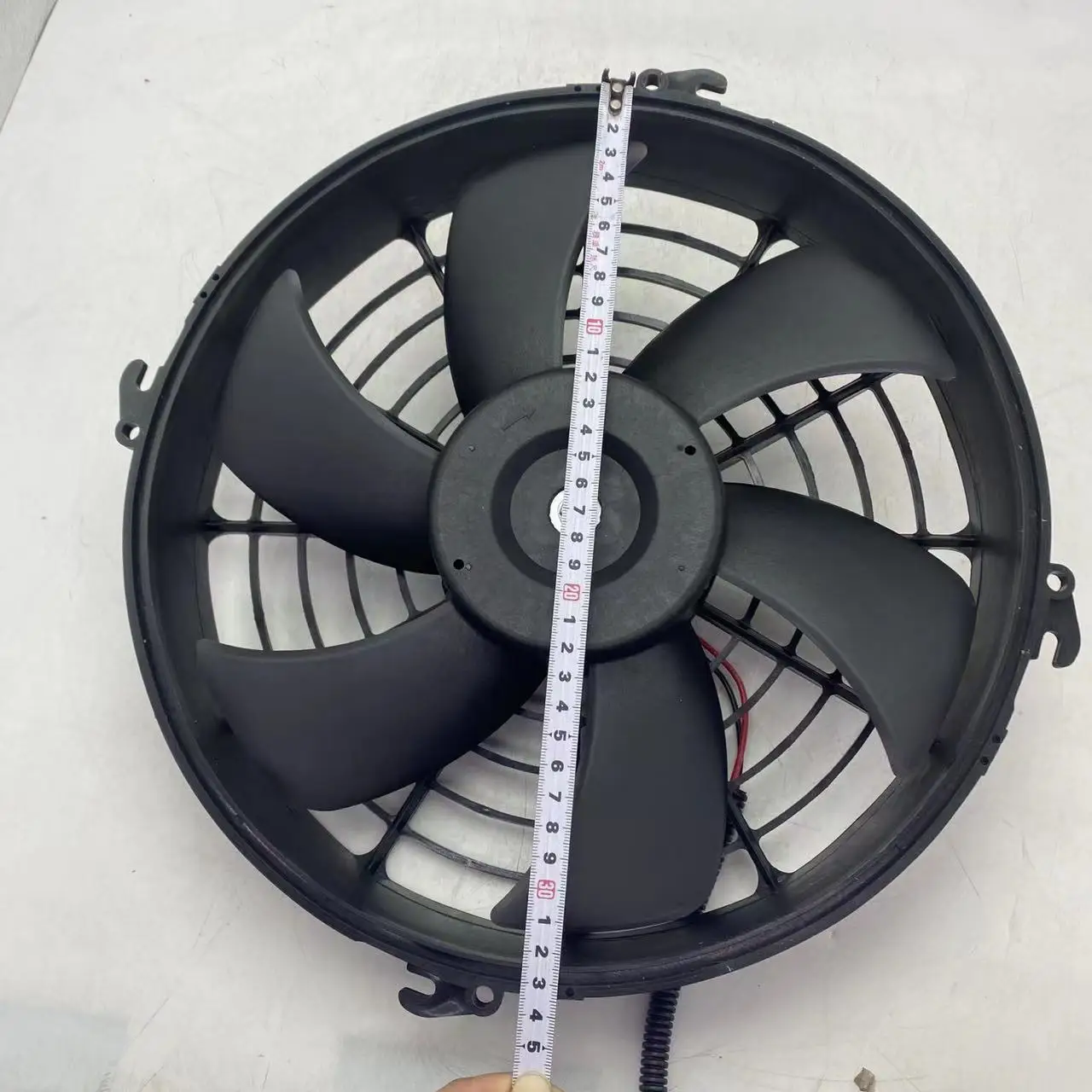 Electronic Fan For Mixer Truck Pump Truck Crane Concrete Tank Hydraulic Oil Radiator Fan High-power Diameter 33cm 24V