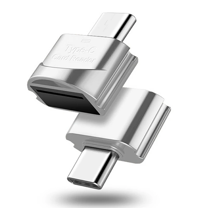 Лидер продаж, устройство для чтения TF-карт, кардридер с TF-картой на Type-C, OTG адаптер, карта памяти на USB C, высокая скорость для мобильных телефонов, ноутбуков