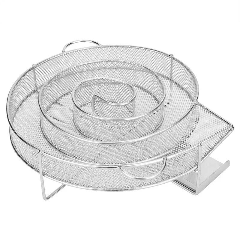 Steel Bacon Cold Smoke Generator BBQ Grill Smoking Basket