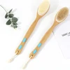 Long Handle Soft Bristles Shower Brush Dry Skin Exfoliating Double-sided Bath Back Massage Brush Skin Care Cleaning Tool 3