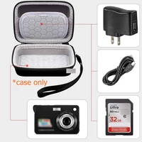 Carrying & Protective Case for Digital Camera, AbergBest 21 Mega Pixels 2.7" LCD Rechargeable HD/Kodak Pixpro/Canon PowerShot 3