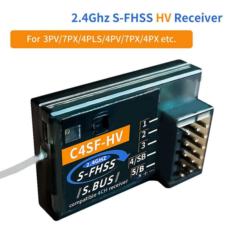 Connecteurs du récepteur C4SF SBUS 2.4GHz anti-éclaboussures pour Futaba RC