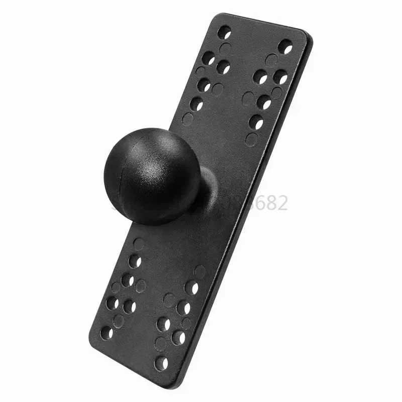 Jadkinsta 1.5 inch Ballhead Fish Finder Bracket Fishfinder Mounting Double Socket Arm Round Base Kayak Boat Photo Equipment