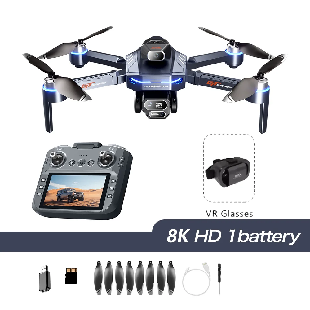 ตัวเลือกสินค้า โดรน FPV กล้อง 8K พร้อมระบบหลบหลีกสิ่งกีดขวาง